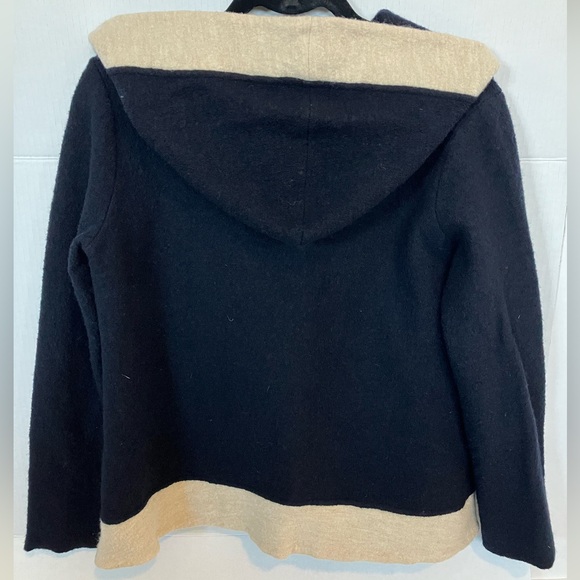 Anthropology Rosie Neira Neim Colorblock Wool Hoodie Jacket Size Small - Picture 4 of 10